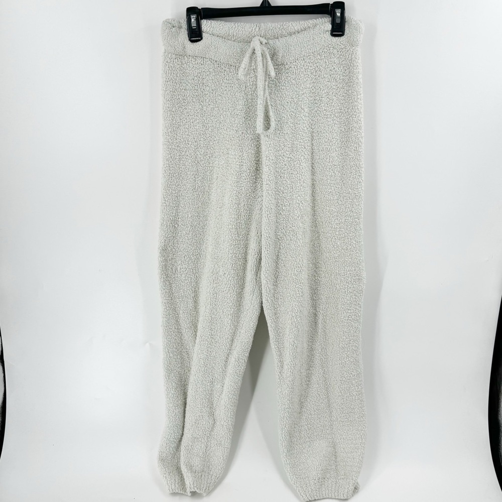 ✅ SKIMS SIZE LARGE/X-LARGE Bone Sherpa Joggers DRAWSTRING WAIST LOUNGEWEAR